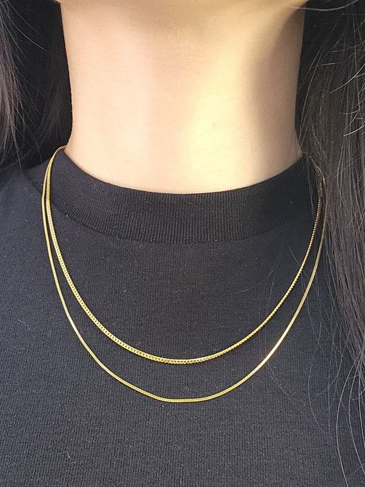916 Gold Curb Chain